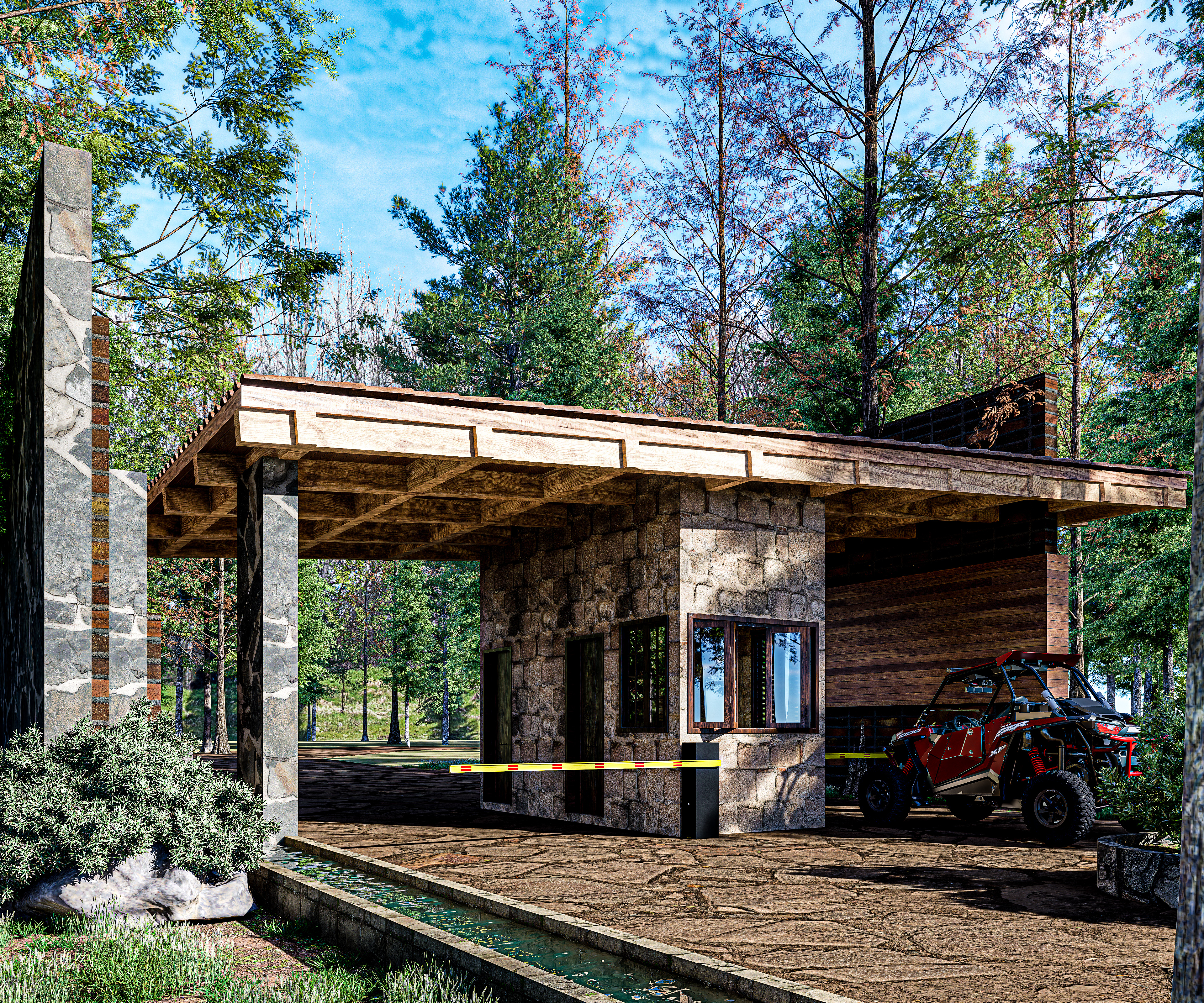 Render de fraccionamiento